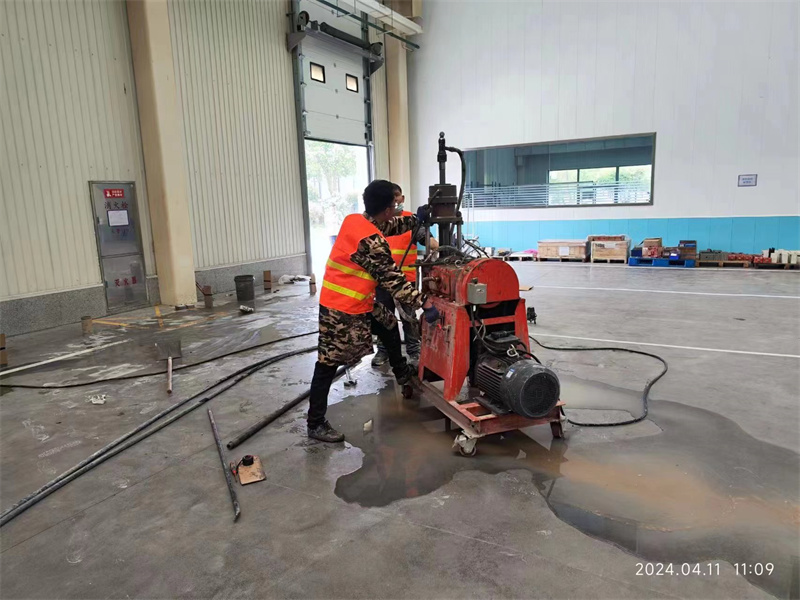 义县厂房地面下沉塌陷注浆加固施工